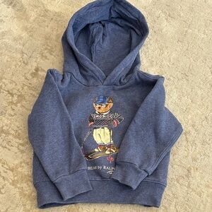 Polo Ralph lauren size 2 bear hoodie